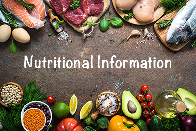 Dr. Barrie Sands - Nutritional Information
